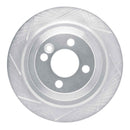 Dynamic Friction 2009-2014 MINI Cooper (Excl Clubman) Rear Left Slotted Silver Brake Rotor