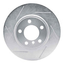 Dynamic Friction 2011-2016 MINI Cooper Countryman Front Left Slotted Silver Brake Rotor