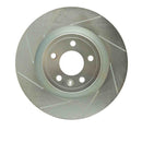Dynamic Friction 2011-2014 Ford Mustang Front Right Slotted Silver Brake Rotor