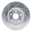 Dynamic Friction 2013-2020 Ford Fusion Front Left Slotted Silver Brake Rotor