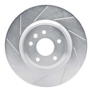 Dynamic Friction 2011-2019 Ford Explorer (Excl Sport) Front Left Slotted Silver Brake Rotor