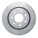 Dynamic Friction 2010-2014 Ford F-150 2WD Front Left Drilled Silver Brake Rotor