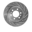 R1 Concepts 2008-2016 Nissan Cabstar (Mexico) Front Right Drilled & Slotted Silver Brake Rotor