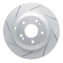 Dynamic Friction 2010-2016 Hyundai Genesis Coupe Rear Left Slotted Geoperformance Rotor