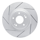 Dynamic Friction 2010-2016 Hyundai Genesis Coupe Front Left Slotted Geoperformance Rotor