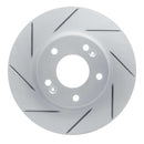 Dynamic Friction 2011-2025 Hyundai Veloster Front Left Slotted Geoperformance Rotor