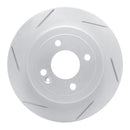Dynamic Friction 2012-2025 Dodge Attitude (Mexico) Rear Left Slotted Geoperformance Rotor