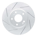Dynamic Friction 2010-2013 Hyundai Santa Fe Front Left Slotted Geoperformance Rotor