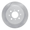 Dynamic Friction 2014-2019 Fiat 500L Front Left Slotted Geoperformance Rotor