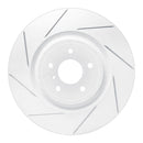 Dynamic Friction 2008-2025 Infiniti Q60 Front Left Slotted Geoperformance Rotor