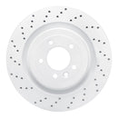 Dynamic Friction 2013-2025 Land Rover Discovery Rear Left Drilled Geoperformance Rotor