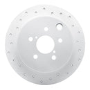 Dynamic Friction 2012-2023 Subaru Crosstrek Rear Left Drilled Geoperformance Rotor