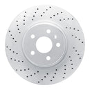Dynamic Friction 2012-2021 Tesla Model X Front Left Drilled Geoperformance Rotor