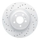 Dynamic Friction 2009-2019 BMW 750Li Xdrive Rear Left Drilled Geoperformance Rotor
