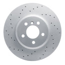 Dynamic Friction 2011-2019 BMW 535D xDrive Front Left Drilled Geoperformance Rotor