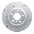 Dynamic Friction 2011-2016 BMW 528i Front Left Drilled Geoperformance Rotor