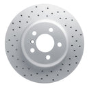 Dynamic Friction 2010-2019 BMW 740Ld xDrive Rear Left Drilled Geoperformance Rotor
