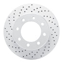 Dynamic Friction 2009-2025 Dodge Ram 3500 Front Left Drilled Geoperformance Rotor