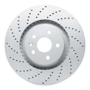 Dynamic Friction 2009-2015 Cadillac CTS Front Left Drilled Geoperformance Rotor