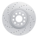 Dynamic Friction 2012-2025 Audi S3 (USA/Canada) Front Left Drilled Geoperformance Rotor