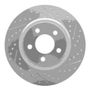 R1 Concepts 2013-2015 Land Rover Lr2 Rear Right Drilled & Slotted Geoperformance Rotor