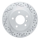 R1 Concepts 2008-2013 BMW 128i Rear Right Drilled & Slotted Geoperformance Rotor