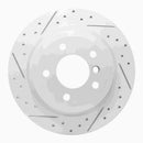 R1 Concepts 2009-2016 BMW Z4 Rear Left Drilled & Slotted Geoperformance Rotor
