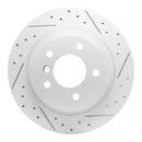 R1 Concepts 2009-2016 BMW Z4 Rear Right Drilled & Slotted Geoperformance Rotor