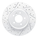 R1 Concepts 2011-2016 BMW Z4 Front Left Drilled & Slotted Geoperformance Rotor