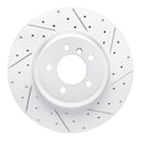 R1 Concepts 2011-2016 BMW Z4 Front Right Drilled & Slotted Geoperformance Rotor