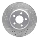 R1 Concepts 2014-2019 Buick Cascada Front Left Drilled & Slotted Geoperformance Rotor