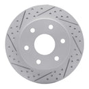R1 Concepts 2014-2020 Cadillac Escalade ESV Front Left Drilled & Slotted Geoperformance Rotor