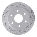 R1 Concepts 2014-2020 Cadillac Escalade Front Right Drilled & Slotted Geoperformance Rotor