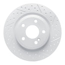 R1 Concepts 2012-2020 Mercedes-Benz Slk350 Rear Right Drilled & Slotted Geoperformance Rotor