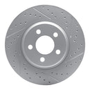 R1 Concepts 2013-2020 Mercedes-Benz Sl400 Rear Right Drilled & Slotted Geoperformance Rotor