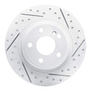 R1 Concepts 2014-2020 Infiniti Qx30 Rear Right Drilled & Slotted Geoperformance Rotor