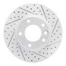R1 Concepts 2008-2018 Mercedes-Benz G500 (USA/Canada) Front Right Drilled & Slotted Geoperformance Rotor