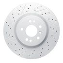 R1 Concepts 2012-2018 Mercedes-Benz Gle350 Front Left Drilled & Slotted Geoperformance Rotor