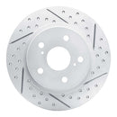 R1 Concepts 2008-2018 Pontiac Vibe Rear Right Drilled & Slotted Geoperformance Rotor