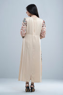 City Fashion Tropical Printed Long Dress