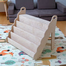 Wave Design Wooden Bookshelf / Small-Medium-Large Size