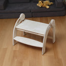 Twins Montessori Kitchen Stool - Wooden Step Stool for Kids
