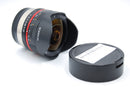 Used Rokinon 8mm f2.8 Fisheye (Fuji-X) Lens