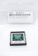 USED Delkin Devices 128GB Power CFexpress Type B Memory Card