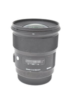 USED Sigma 24mm f/1.4 DG HSM Art Lens-CA Canon