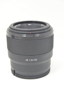 Used Sony 50mm f1.8 FE Lens