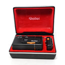 Rollei A110 Black 110 Film Miniature Camera w/ Flash & Case - Parts/Repair (0024)