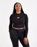 Dickies Long-Sleeve Cropped Shirt
