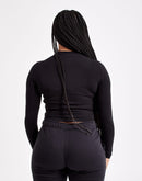Dickies Long-Sleeve Cropped Shirt