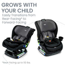Britax Poplar™ Convertible Car Seat, STONE ONYX